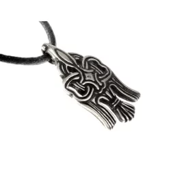 10. århundrede Rusvik Raven Amulet, Forsølvede