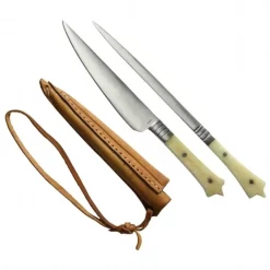 14. 15. århundrede Bestik Sæt Ben Greb, Lille