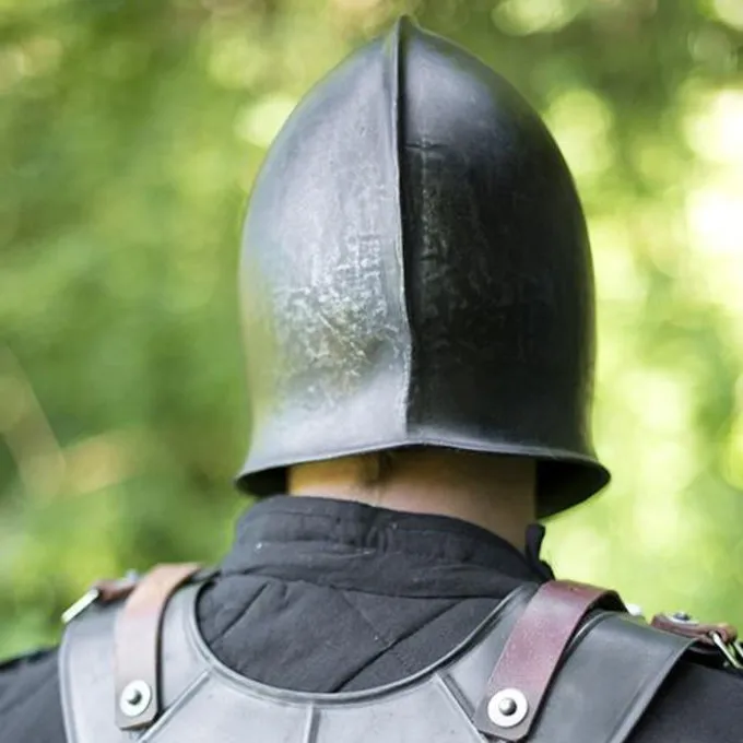 Epic Armoury 15. århundredes Barbute, Patineret 3 Epic Armoury 15. århundredes Barbute, Patineret - Billede 3