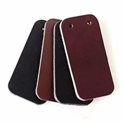 50x Crustlæder Indsnævre Rektangulært Stykke For Skala Rustning, Brun