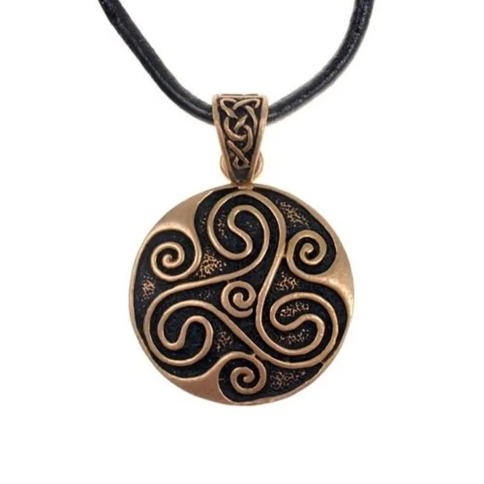 Amulet Celtic Trisquelion, Bronze 1 Amulet Celtic Trisquelion, Bronze