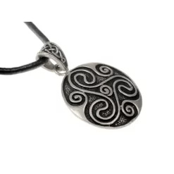Amulet Celtic Trisquelion, Forsølvede