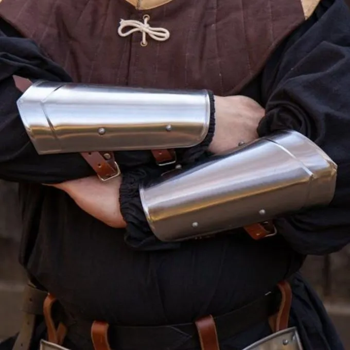 Epic Armoury Armbeskyttere Scout Poleret 1 Epic Armoury Armbeskyttere Scout Poleret