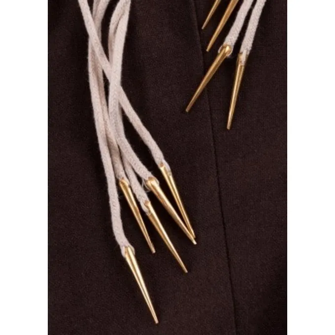 Deepeeka Blonder Med Aiglets, Sæt Med 5, Naturlig 3 Deepeeka Blonder Med Aiglets, Sæt Med 5, Naturlig - Billede 3