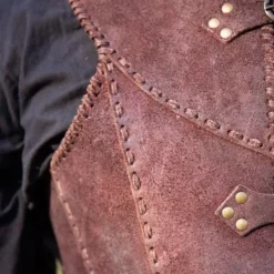 Epic Armoury Brigandine Med Bælter, Brun 9 Epic Armoury Brigandine Med Bælter, Brun -Celtic Web Merchant Store brigandine med baelter brun 4