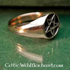 Bronze Pentagram Ring -Celtic Web Merchant Store bronze pentagram ring 2
