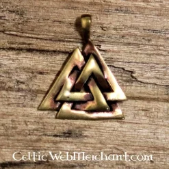 Bronze Valknut 6 Bronze Valknut -Celtic Web Merchant Store bronze valknut 2