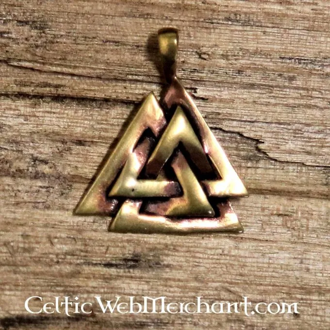 Bronze Valknut 3 Bronze Valknut - Billede 3
