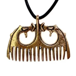 Bronze Viking Kam Ringerike Stil