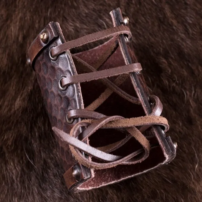 Deepeeka Celtic Læder Armbånd Triquetra 3 Deepeeka Celtic Læder Armbånd Triquetra - Billede 3