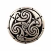 Celtic Ring Med Triskelion, Forsølvede