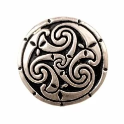 Celtic Ring Med Triskelion, Forsølvede