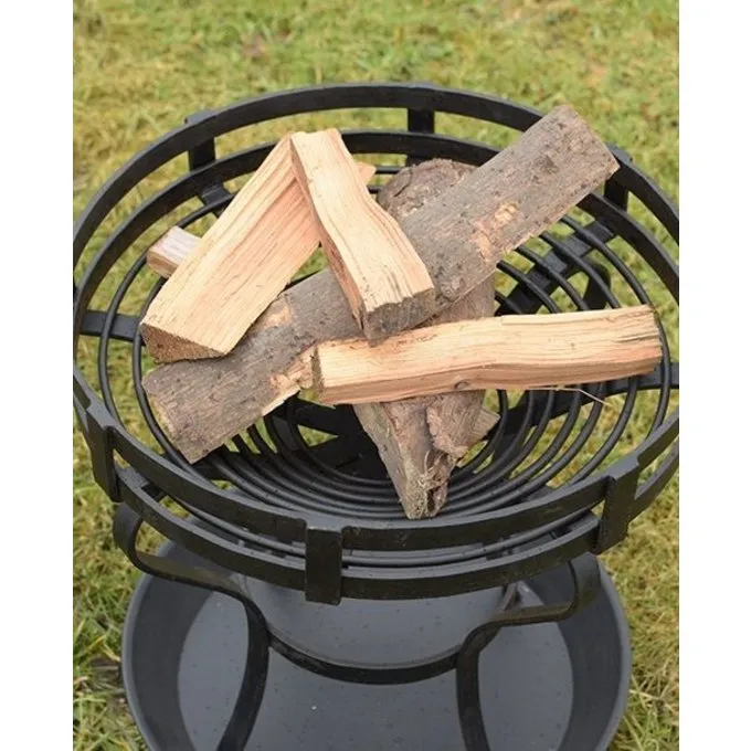 Deepeeka Fire Pit Med Jorden Plade, Ca.. 41 Cm 2 Deepeeka Fire Pit Med Jorden Plade, Ca.. 41 Cm - Billede 2