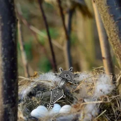 Germanic Fibula Type Hahnheim, Silvered -Celtic Web Merchant Store germanic fibula type hahnheim silvered 2
