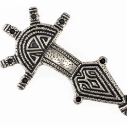 Germanic Fibula Type Hahnheim, Silvered