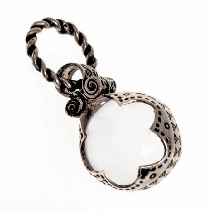 Gotland Viking Bjergkrystal L, Forsølvede 2 Gotland Viking Bjergkrystal L, Forsølvede - Billede 2