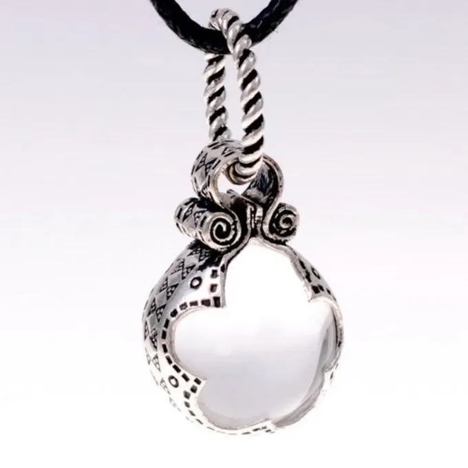 Gotland Viking Bjergkrystal L, Forsølvede 1 Gotland Viking Bjergkrystal L, Forsølvede