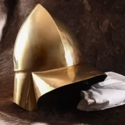 Deepeeka Græsk Boeotian Hjelm, Messing -Celtic Web Merchant Store graesk boeotian hjelm messing 4