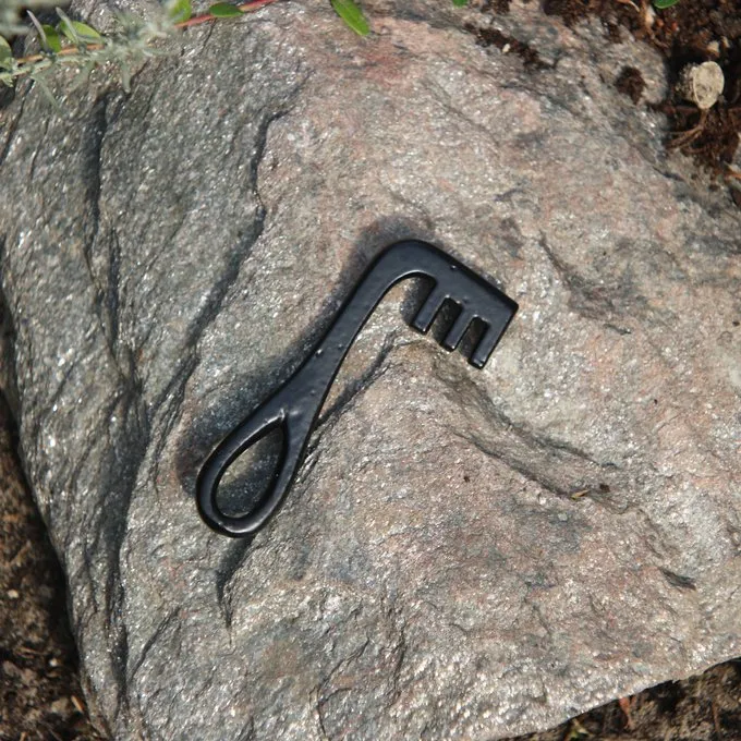 Hånd-smedede Viking Nøgle Birka 2 Hånd-smedede Viking Nøgle Birka - Billede 2