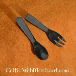 Horn Bestik Sæt -Celtic Web Merchant Store horn bestik saet 4