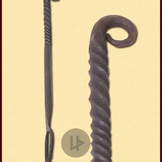 Ulfberth Jern Gaffel, Hånd-smedet 2 Ulfberth Jern Gaffel, Hånd-smedet - Billede 2