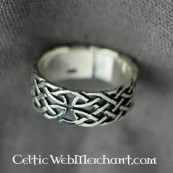 Keltisk Ring Med Knude Motiv -Celtic Web Merchant Store keltisk ring med knude motiv 2