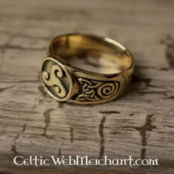 Keltisk Ring Triskelion -Celtic Web Merchant Store keltisk ring triskelion 2