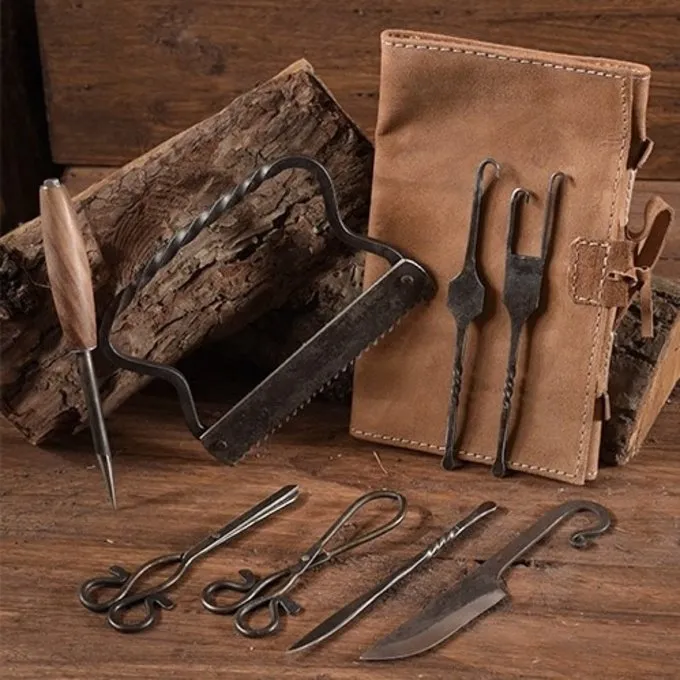 Kirurgi Sæt, 8 Stykker, Med Sag 2 Kirurgi Sæt, 8 Stykker, Med Sag - Billede 2