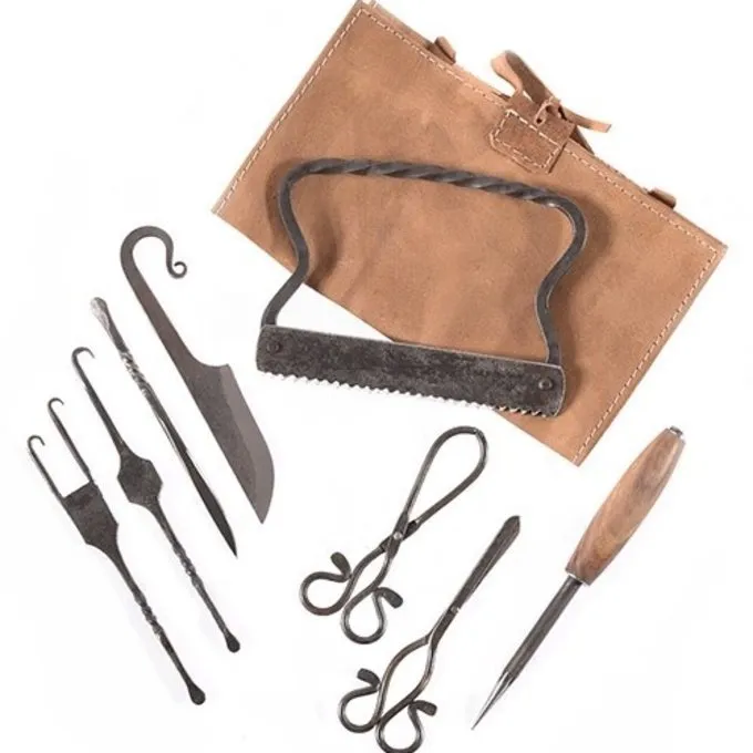 Kirurgi Sæt, 8 Stykker, Med Sag 1 Kirurgi Sæt, 8 Stykker, Med Sag