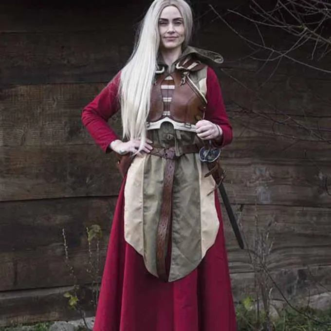 Epic Armoury Kvinde Armor Rogue, Brun / Beige 1 Epic Armoury Kvinde Armor Rogue, Brun / Beige