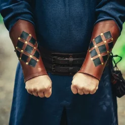 Leonardo Carbone Læder Armskinner Pius, Brun