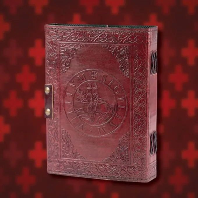 Windlass Steelcrafts Læder Dagbog Tempelridderorden Med Templar Kors 2 Windlass Steelcrafts Læder Dagbog Tempelridderorden Med Templar Kors - Billede 2