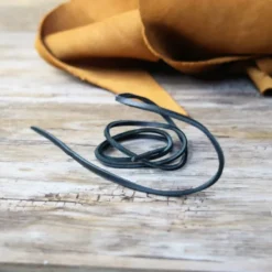 Læder Lace Sort, 100 Cm -Celtic Web Merchant Store laeder lace sort 100 cm 2