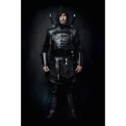 Mytholon Læder Rustning Rasmus, Sort 7 Mytholon Læder Rustning Rasmus, Sort -Celtic Web Merchant Store laeder rustning rasmus sort 3