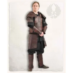 Mytholon Læder Tassets Albrecht, Brown -Celtic Web Merchant Store laeder tassets albrecht brown 2