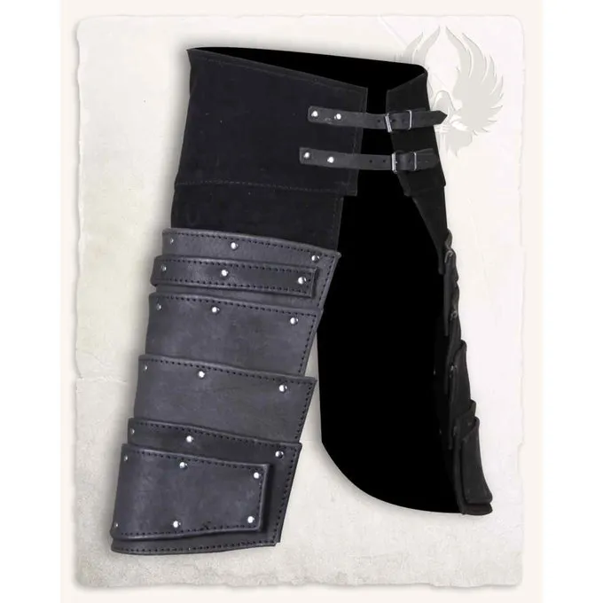 Mytholon Læder Tassets Albrecht, Sort 1 Mytholon Læder Tassets Albrecht, Sort