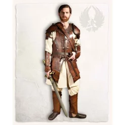 Mytholon Læder Tassets Antonius, Brown -Celtic Web Merchant Store laeder tassets antonius brown 2