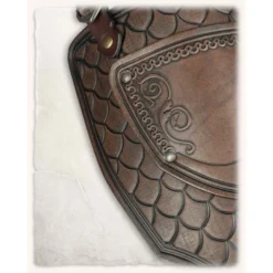 Mytholon Læder Tassets Gawain, Brown -Celtic Web Merchant Store laeder tassets gawain brown 2