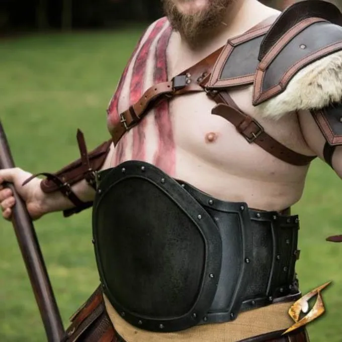 Epic Armoury LARP Barbarisk Kyras, Sort 1 Epic Armoury LARP Barbarisk Kyras, Sort