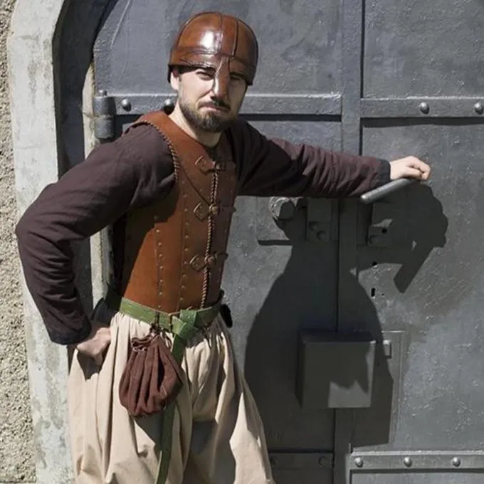 Epic Armoury LARP Brigandine, Brun 2 Epic Armoury LARP Brigandine, Brun - Billede 2
