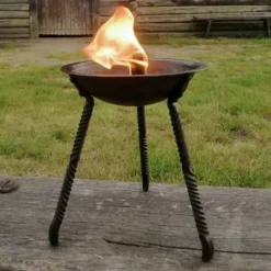 Ulfberth Lille Stativ Brand Skål -Celtic Web Merchant Store lille stativ brand skal 5