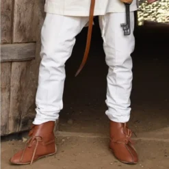 Middelalderlige Chausser Med Snørebånd, Naturlige -Celtic Web Merchant Store middelalderlige chausser med snoreband naturlige 4