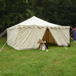 Middelaldertelt Herold 6 X 6 M, Naturlig