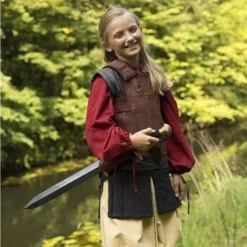 Epic Armoury RFB Fighter Læder Armour, Brun -Celtic Web Merchant Store rfb fighter laeder armour brun 3