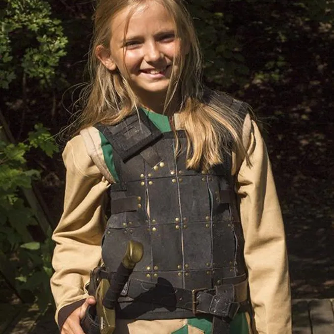 Epic Armoury RFB Fighter Læder Rustning, Sort 2 Epic Armoury RFB Fighter Læder Rustning, Sort - Billede 2