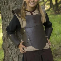 Epic Armoury RFB Læder Brystet Rustning S, Brun -Celtic Web Merchant Store rfb laeder brystet rustning s brun 3