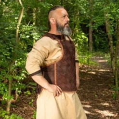 Epic Armoury RFB Læder Viking Rustning, Brun -Celtic Web Merchant Store rfb laeder viking rustning brun 3
