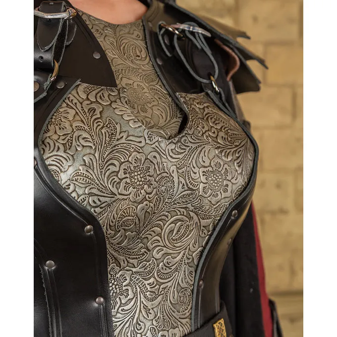 Mytholon Rustning Damer Rustning Morgana, Sort-sølv 2 Mytholon Rustning Damer Rustning Morgana, Sort-sølv - Billede 2