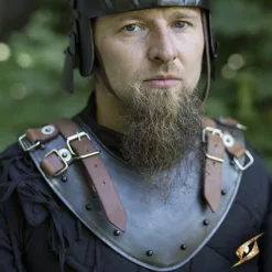 Epic Armoury Sene Middelalderlige Gorget, Patineret 8 Epic Armoury Sene Middelalderlige Gorget, Patineret -Celtic Web Merchant Store sene middelalderlige gorget patineret 2