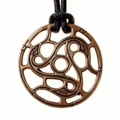 Trisquelion Amulet Vendel Stil, Bronze